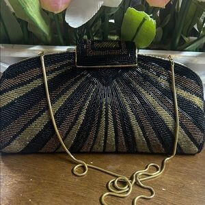 Handmade Beaded Clutch shoulder bag